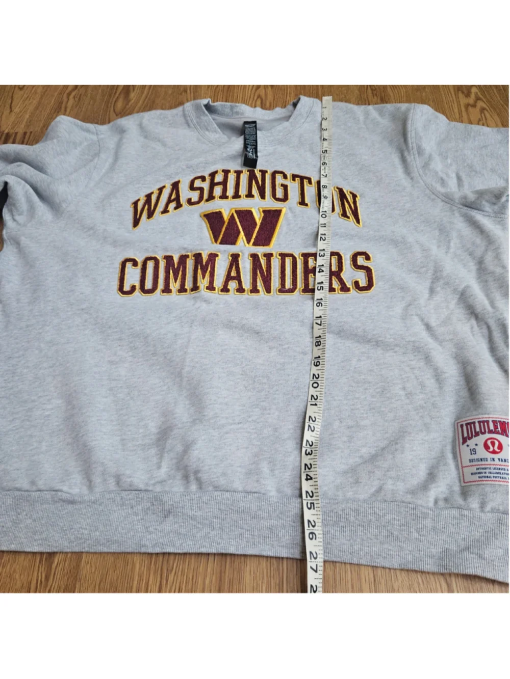 Lululemon Washington Commanders NFL Steady State Crewneck Sweatshirt Mens XL
